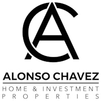 a logo for alonso chavez home and investment properties